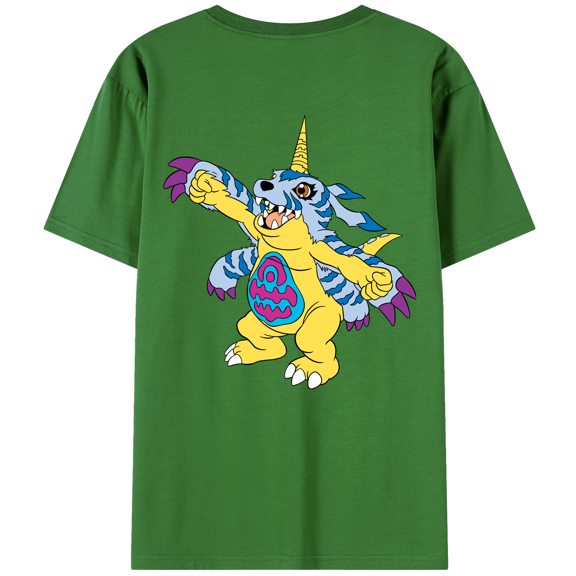 （画像用） Digimon デジタルモンスター/デジモン レディース半袖Tシャツ(バックプリント)